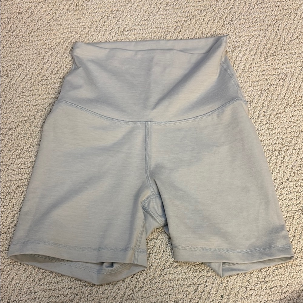 90 Degree Light Gray Biker Shorts